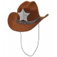 MINI SOMBRERO COWBOY MARRON