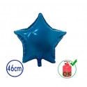 GLOBO ESTRELLA AZUL POLIAMIDA 45 CM