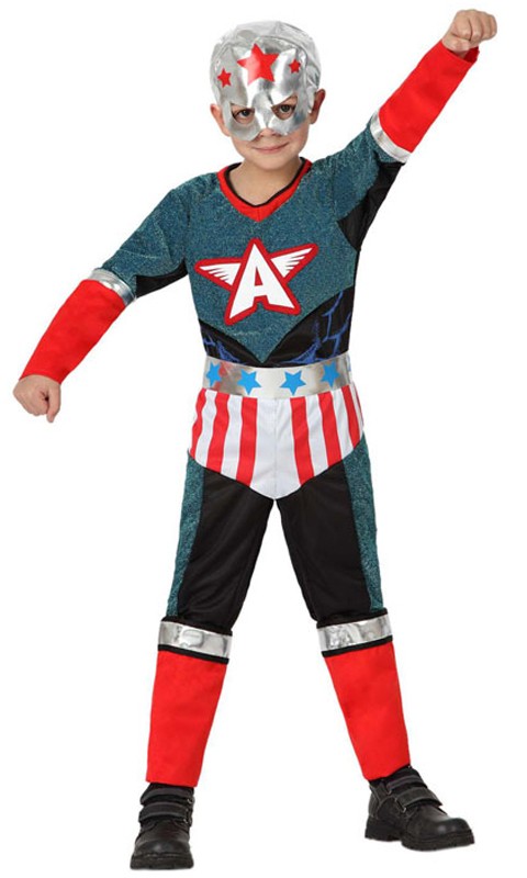 Disfraz Capitán América Infantil - Comprar Online {Miles de Fiestas}