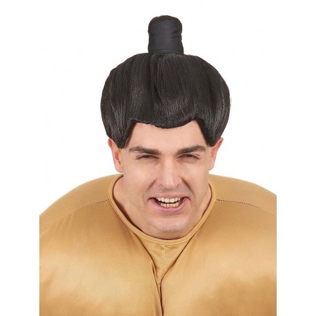 Cargus sumo wrestler wig for adult party Carnival or farewells